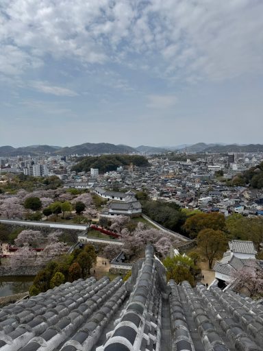 Himeji Castle View Aussicht von der Himeji Castle